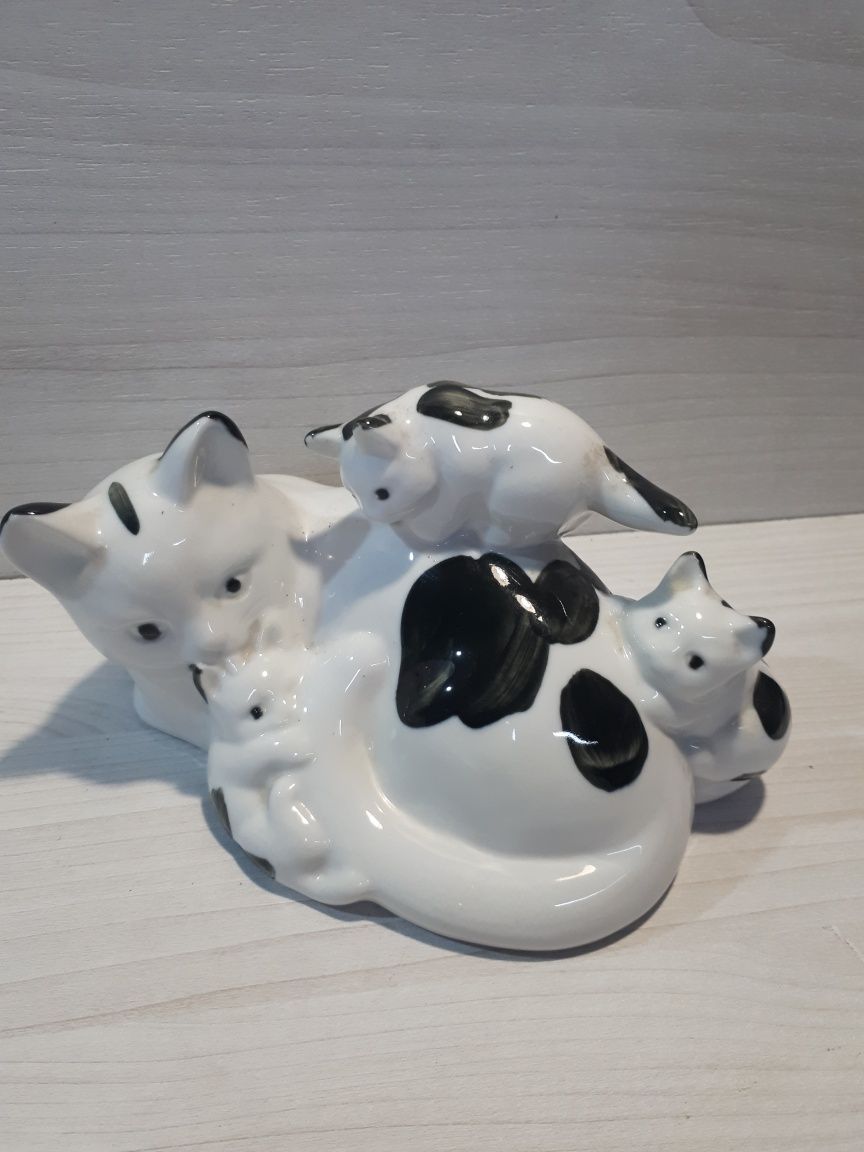 Porcelanowe kotki