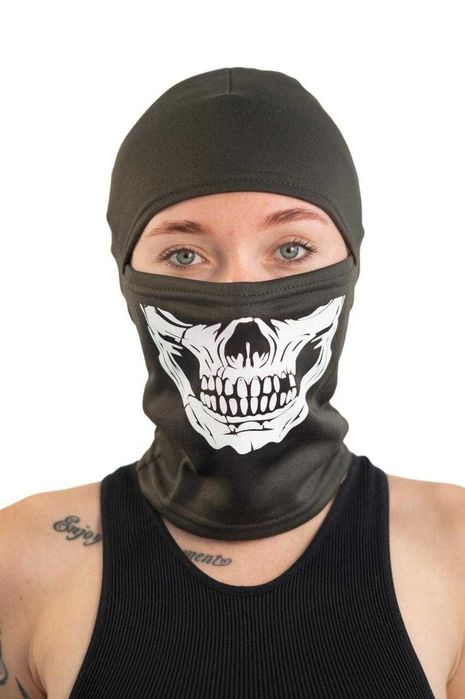 Зимова балаклава череп на флісі |  тепла балаклава на зиму