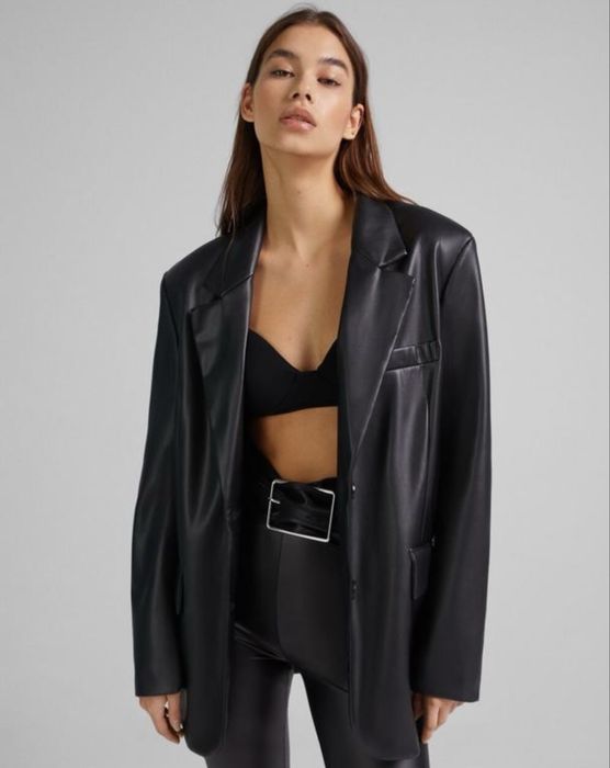Кожаний піджак Bershka розмір xs-s