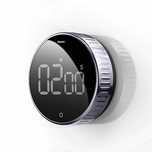 Baseus Heyo obrotowy minutnik czasomierz elektroniczny timer czarny (A