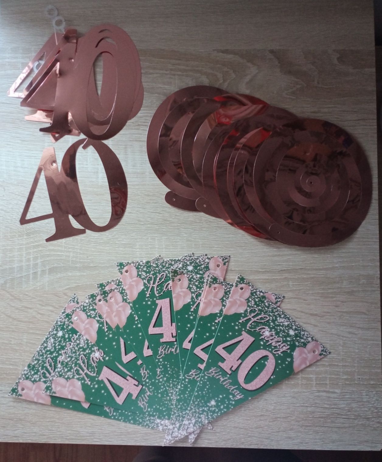 Dekoracje na 40 urodziny