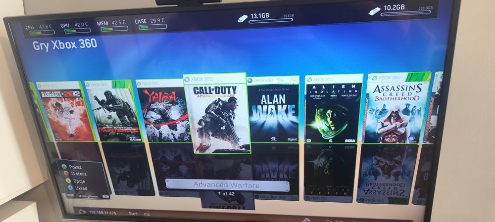Xbox 360 slim e 320gb pady Kinect po spa