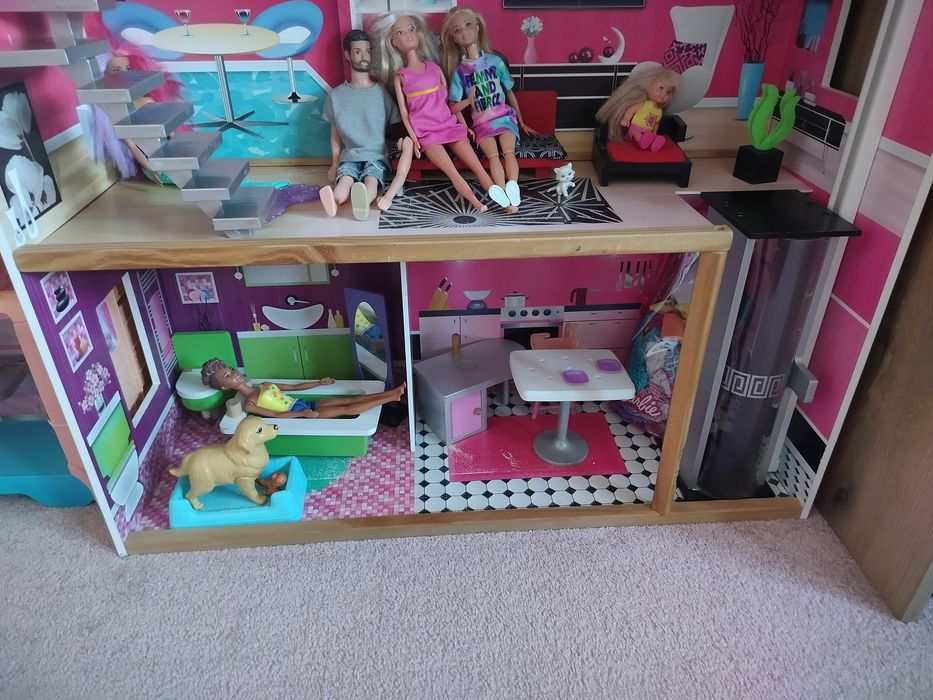 Domek dla lalek barbie