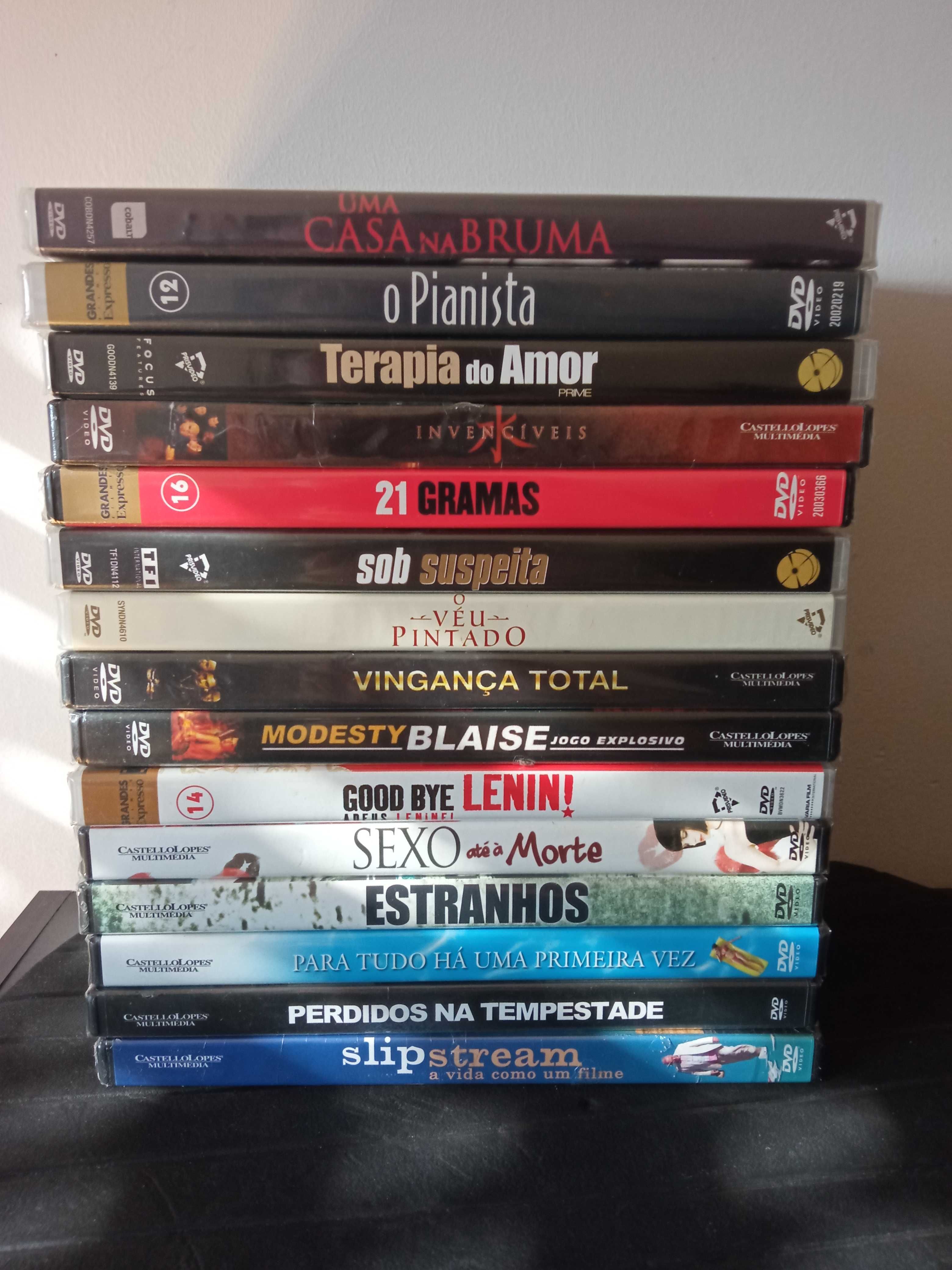 DVDs novos e selados