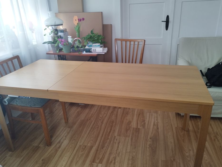 Stół Ikea ekedalen 120/180x80 dąb