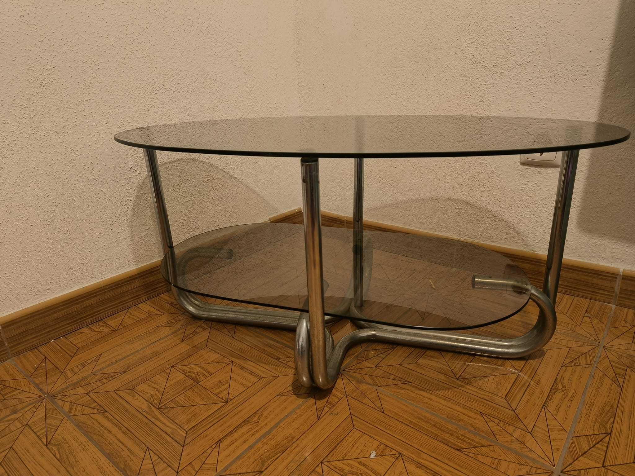 Mesa em vidro vintage