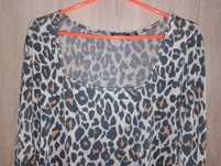 Body damskie plus size długi rękaw panterka r. 48 Boohoo