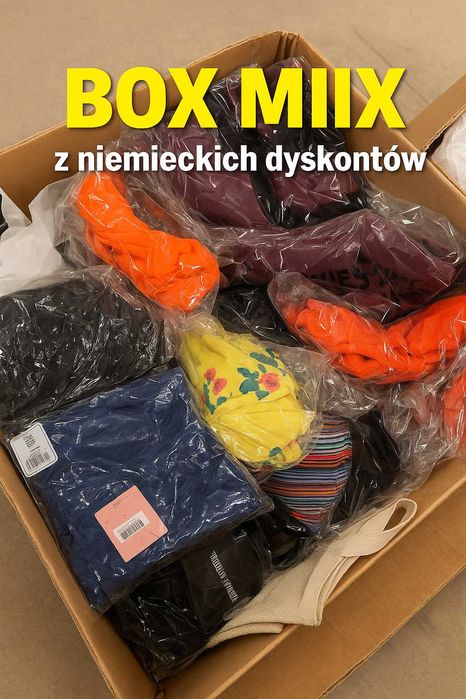 Karton MIX ubrań klasy AB dla dorosłych z niemieckich dyskontów outlet