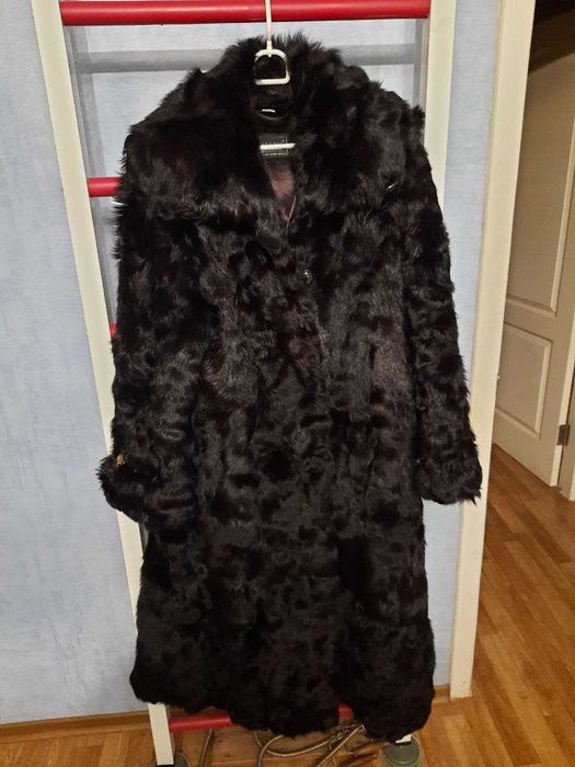 Шуба из натуральной козы 46-48 размер в новом состоянии