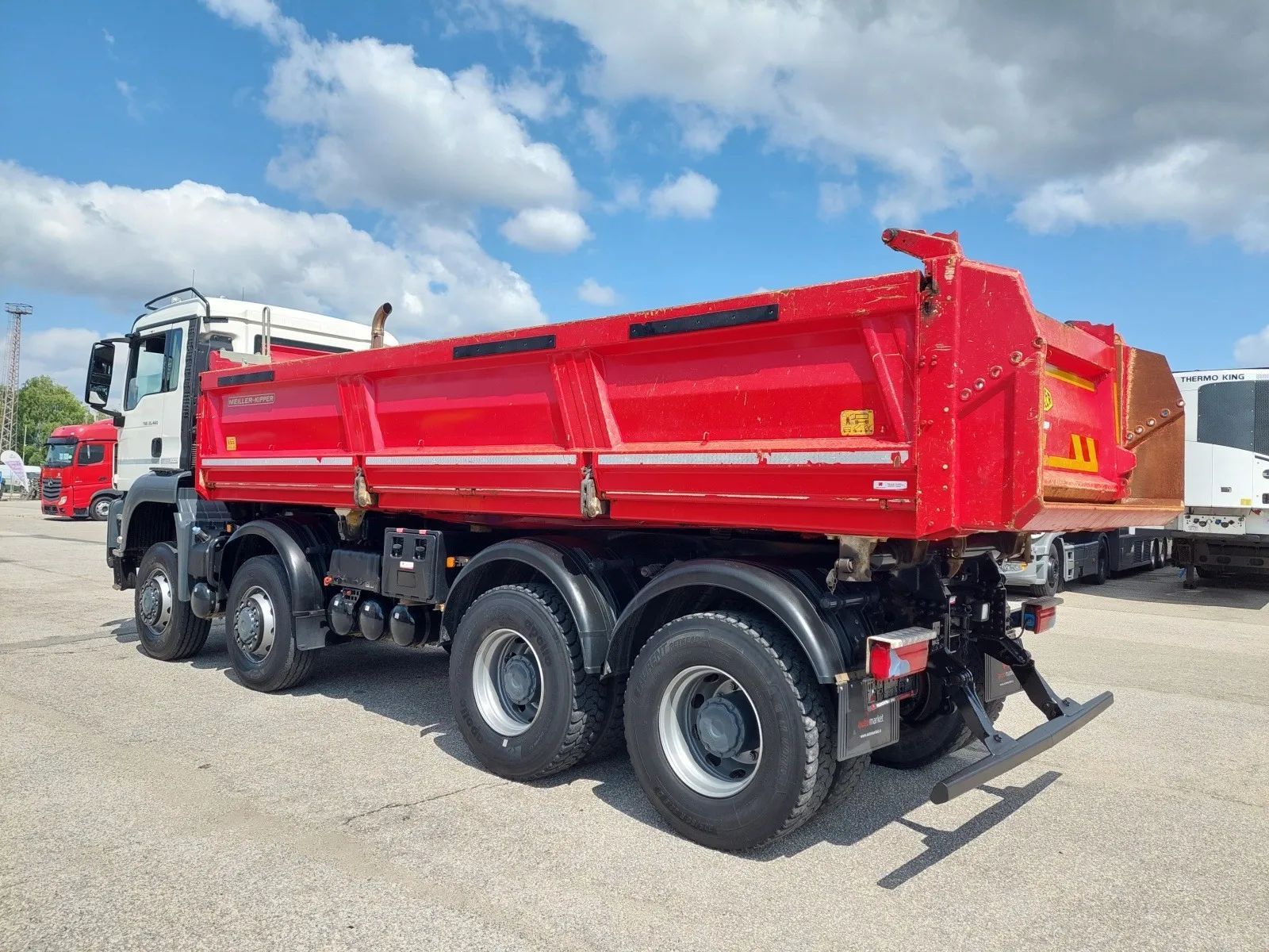 MAN TGS 35.460 8x6 / Manual / Meiller Bordmatik