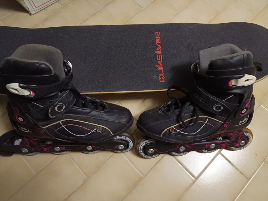 Patins em linha- tamanho 39.5