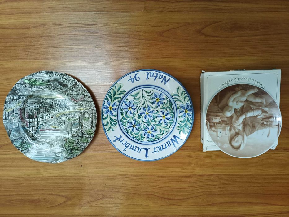 Vista alegre pratos decorativos