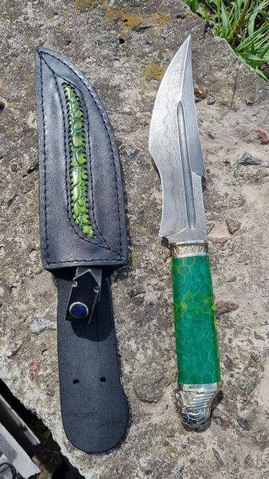 Коллекційний  ящур воїн ніж дамаск