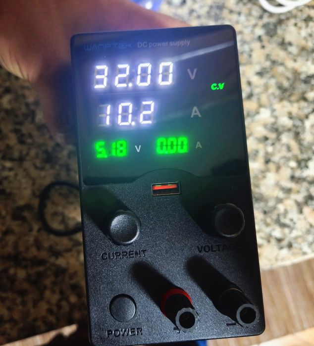 Wanptek dc fonte de alimentação 30v 10a