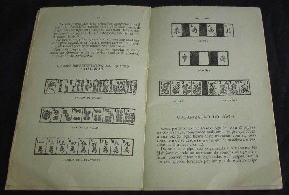 Livro Mah-Jong Teoria Prática e Regras do Jogo Lung-Chang