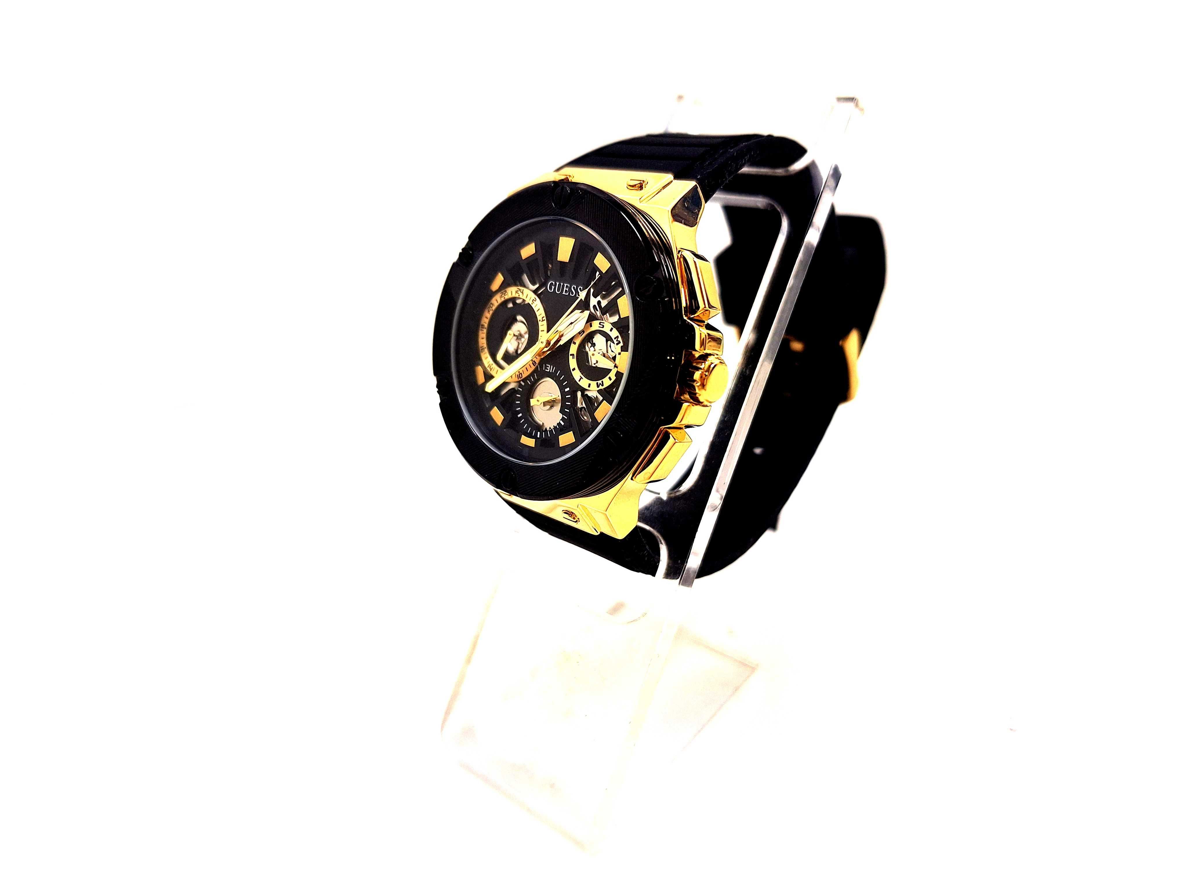 Męski zegarek Guess GW0487G5 Datownik Casualowy