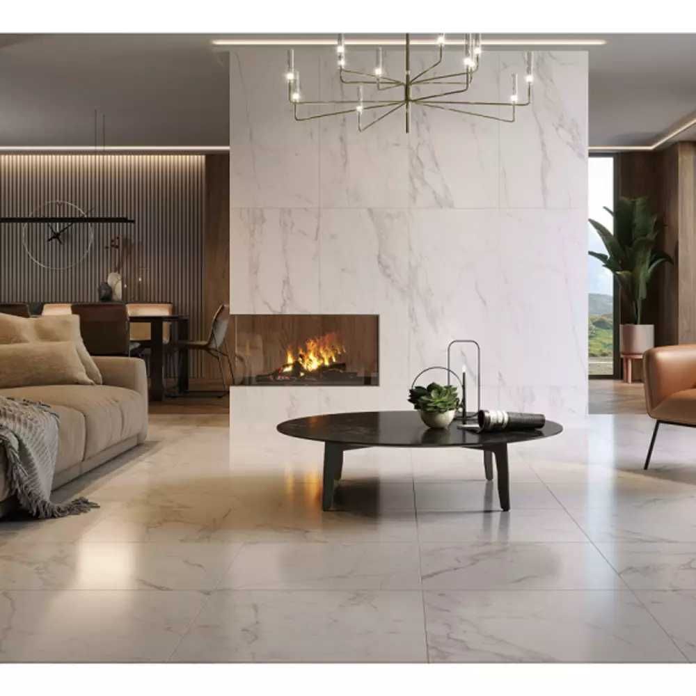 Cersanit Atlantis White Satin Rect Керамограніт 59,8х119,8 см