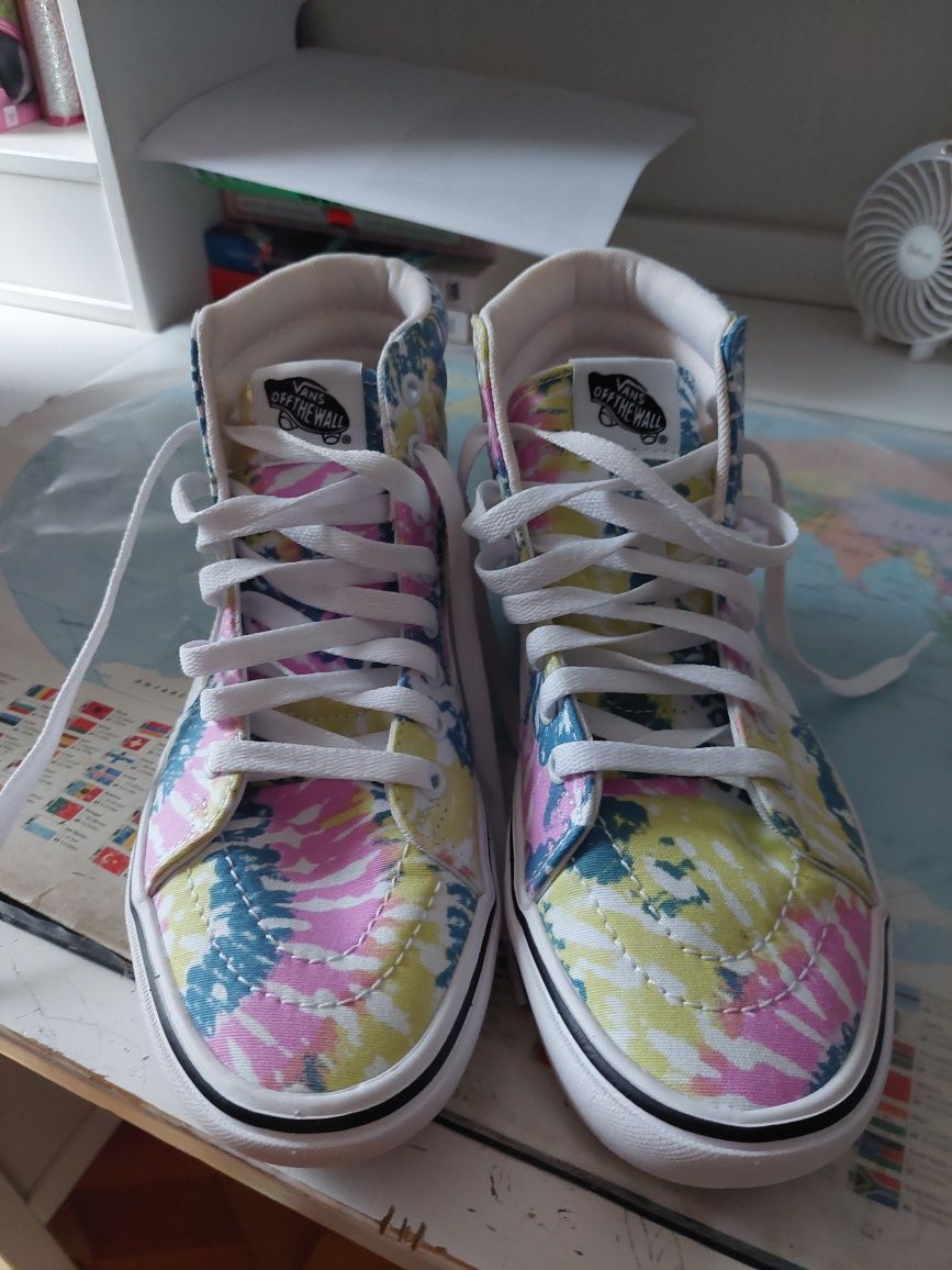 Vans Comfycush Sk8 Hi Pastel Tie Dye