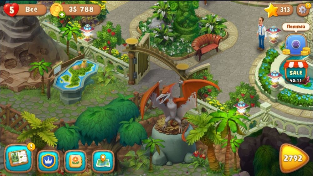 Продам аккаунт Gardenscapes