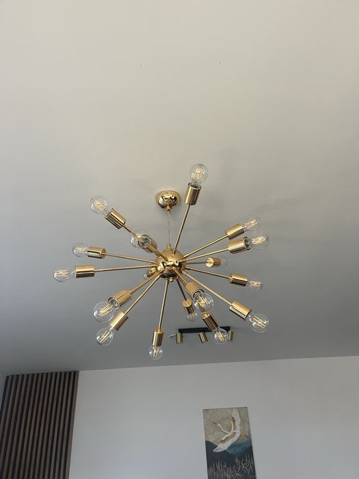 Lampa złota duża