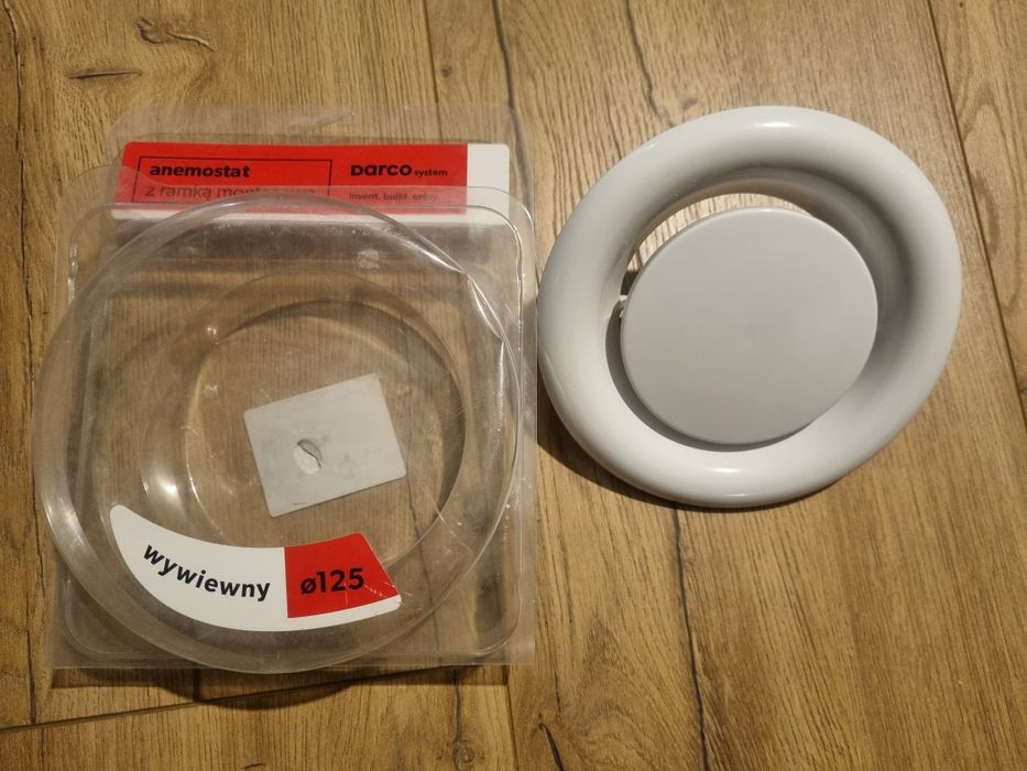 Anemostat DARCO wywiewny 125 NOWY