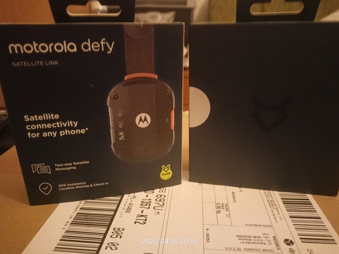 Motorola Defy satelite link