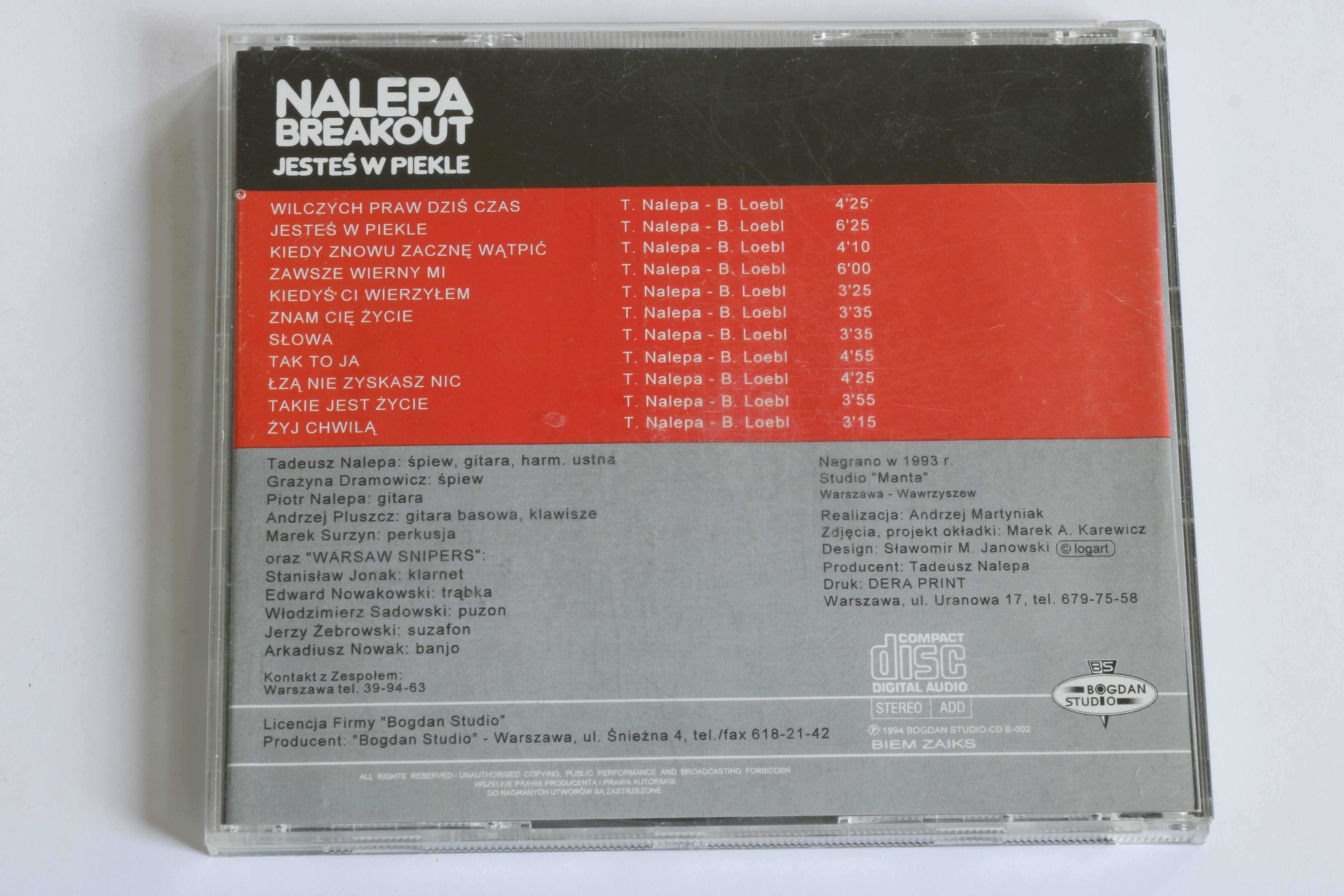 Nalepa Breakout - Jesteś w piekle - CD