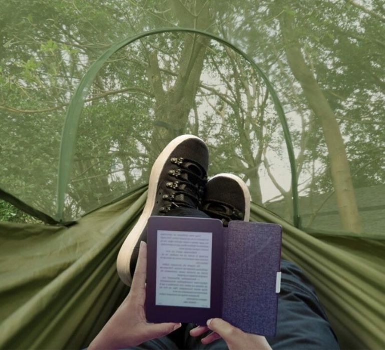 Hamak z Moskitierą Turystyczny Dwuosobowy Survival Kempingowy Mocny