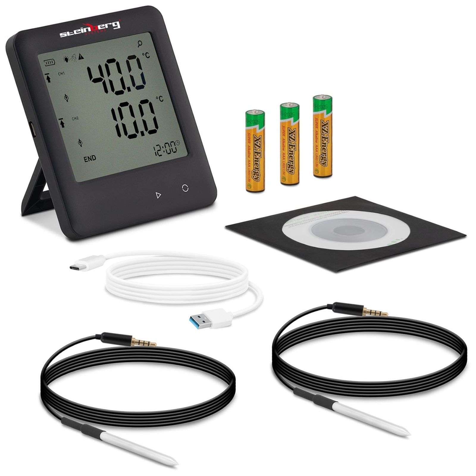 rejestrator temperatury termometr zakres -40 do