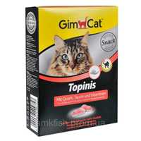 БАД Вітаміни для кішок GimCat Topinis із сиром і таурином 180 шт