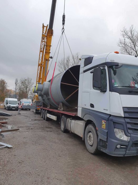 HDS Warszawa Dźwig Kontener REKLAMA Rozładunek Błonie- Grodzisk Maz.