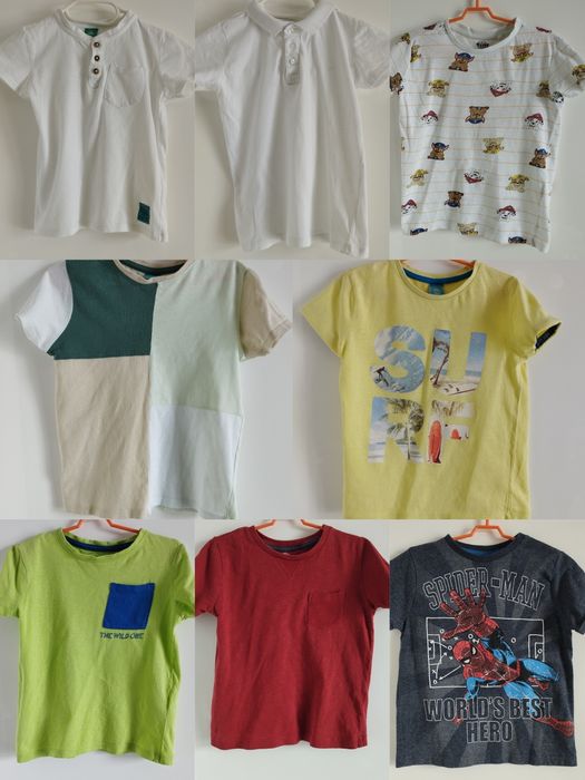 Zestaw 20 koszulek na krótki rękaw t-shirt 110