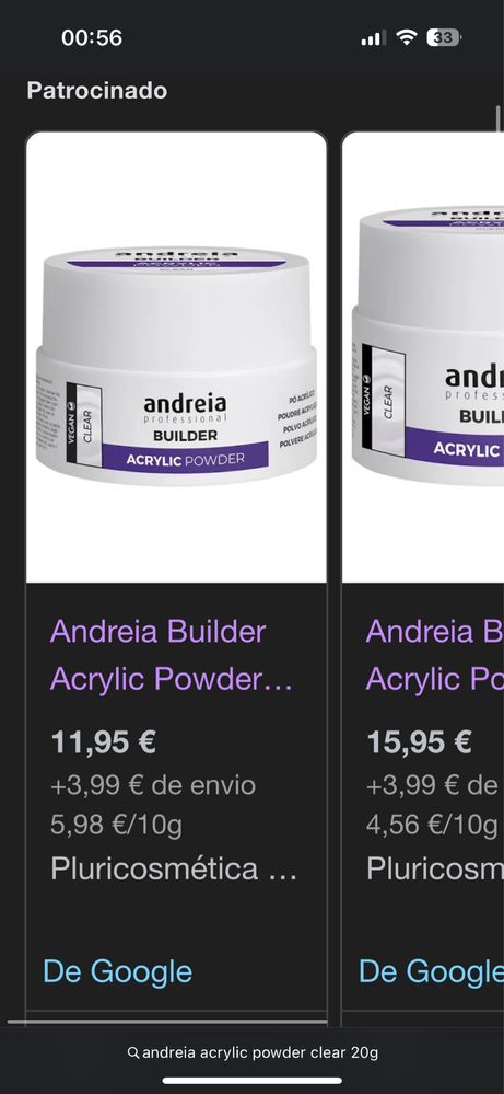 Kit Unhas Acrilico