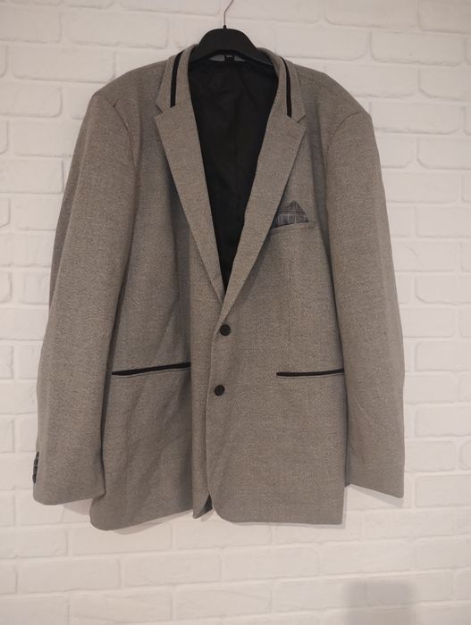 Szara marynarka komplet bonprix 62 64 nowe