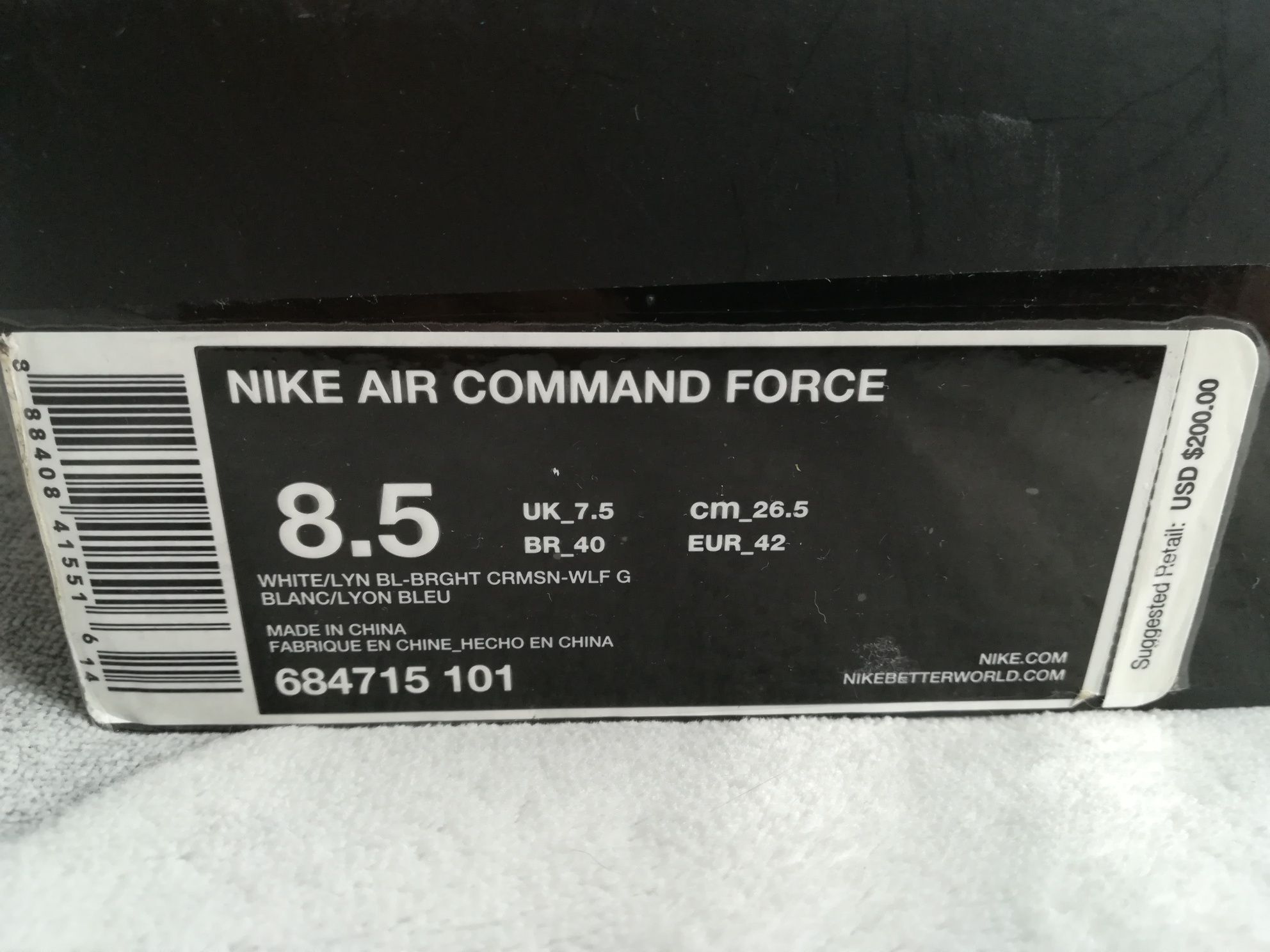 Nike command force flight Jordan uptempo zoom