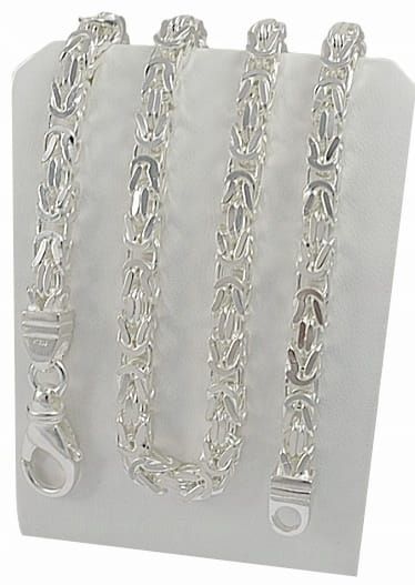 Srebrny Łańcuszek Splot Królewski Pełny 5,50 mm pr 925 Grawer Gratis