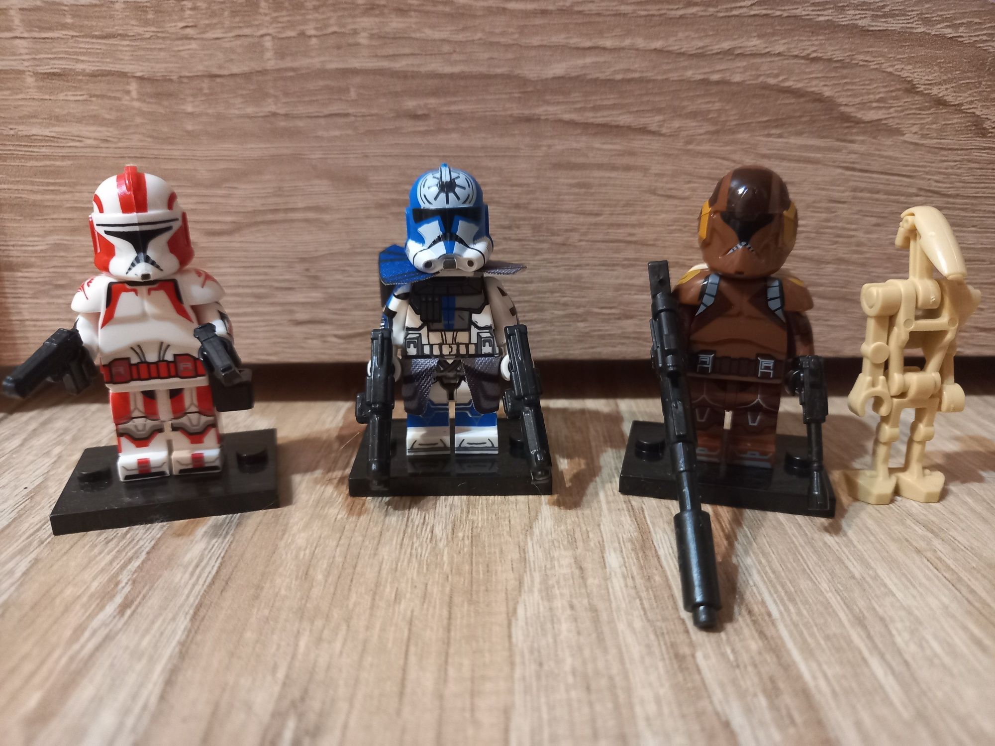 3 customowe klony Star Wars
