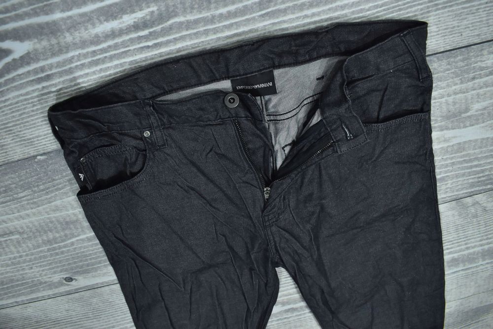 Emporio Armani Męskie Spodnie Jeansowe Jeansy 33