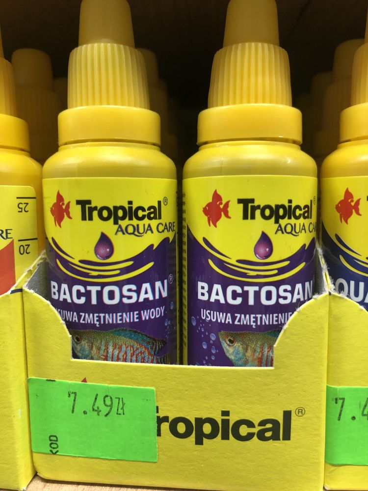 Bactosan usuwa zmętnienie wody w akwarium tropical 30 ml