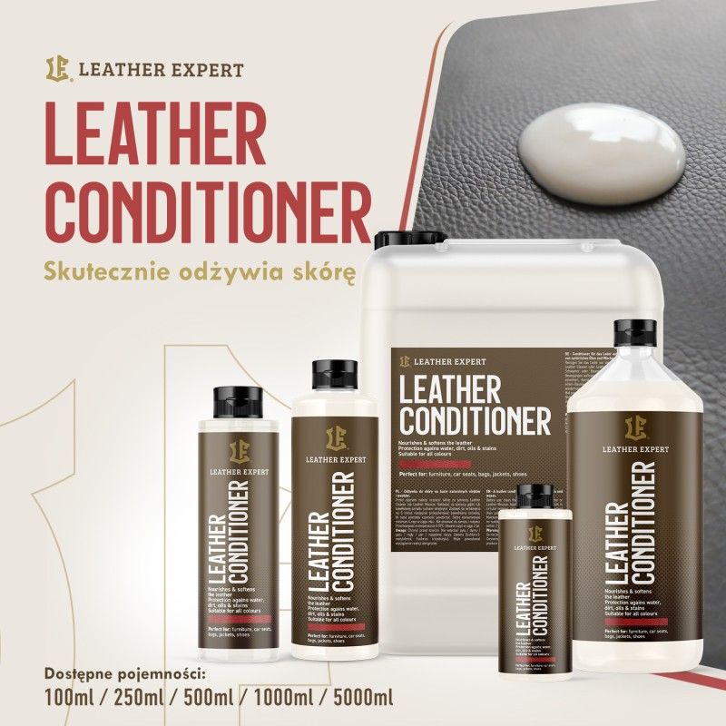 leather conditioner – odżywka do skóry naturalne olejki i wosk 100 ml