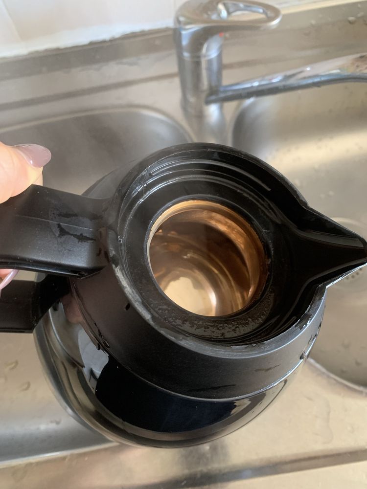 Maquina de cafe preta