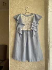 Платье Zara с натуральной ткани на девочку 13 лет