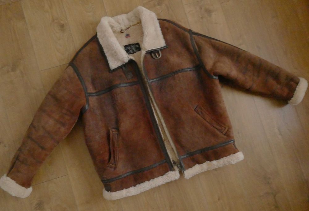 Kurtka skórzana męska KOŻUCH B6 skóra PILOTKA lotnicza XL/XXL