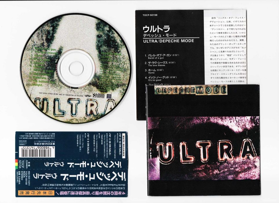 Depeche Mode Ultra 1press 1997 CD Japan