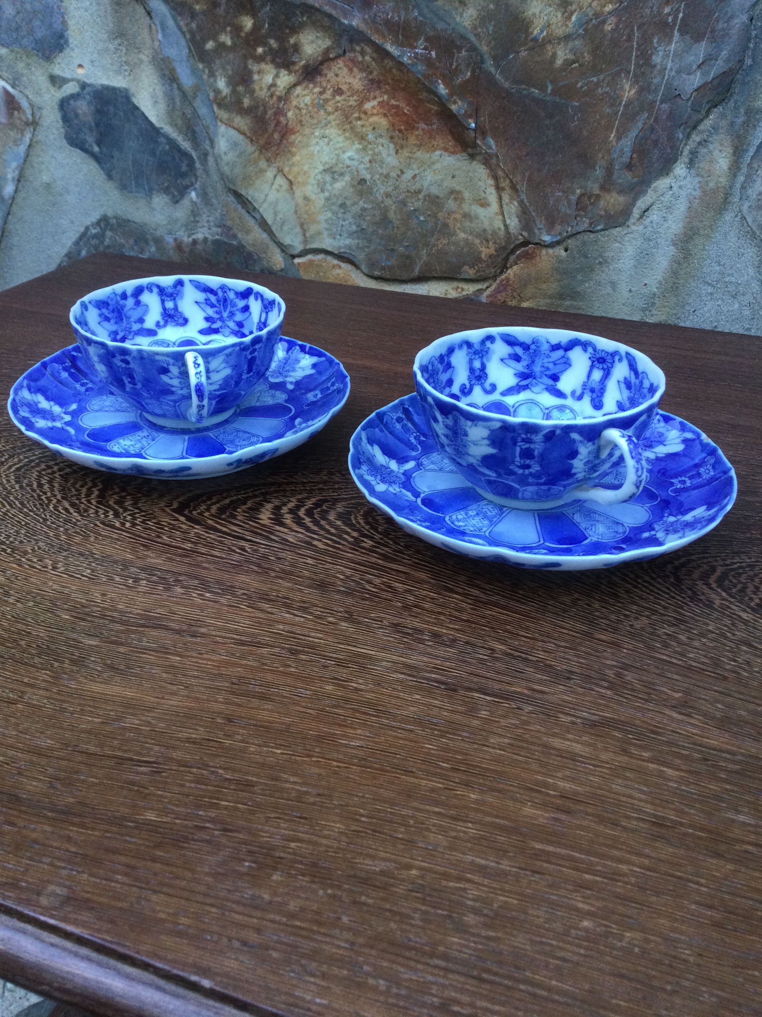Covilhetes Chávenas Porcelana Chinesa Dinastia Qing Assinados Séc XIX