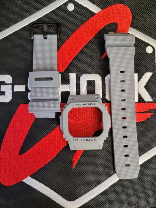 Szary bezel i pasek do Casio G-shock GW-M5610