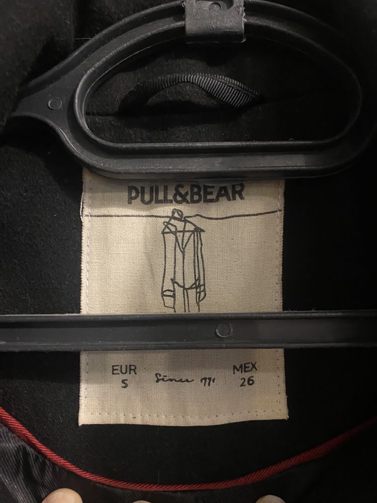 Пальто женское Pull Bear Pull&Bear весна/осень Деми черное S