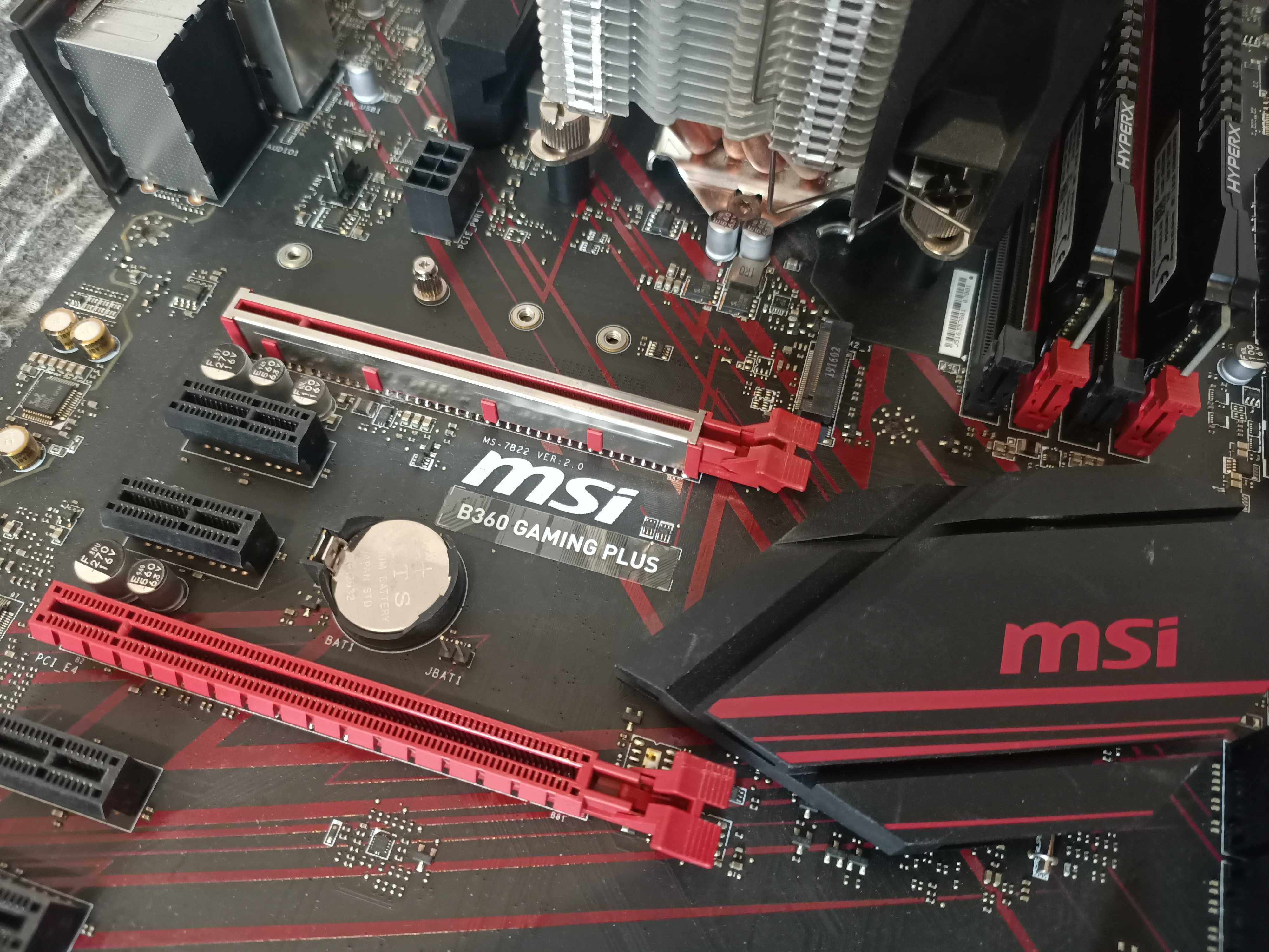 Procesor I5-9600KF + płyta MSI B360 + pamięć HyperX 16GB + GRATIS