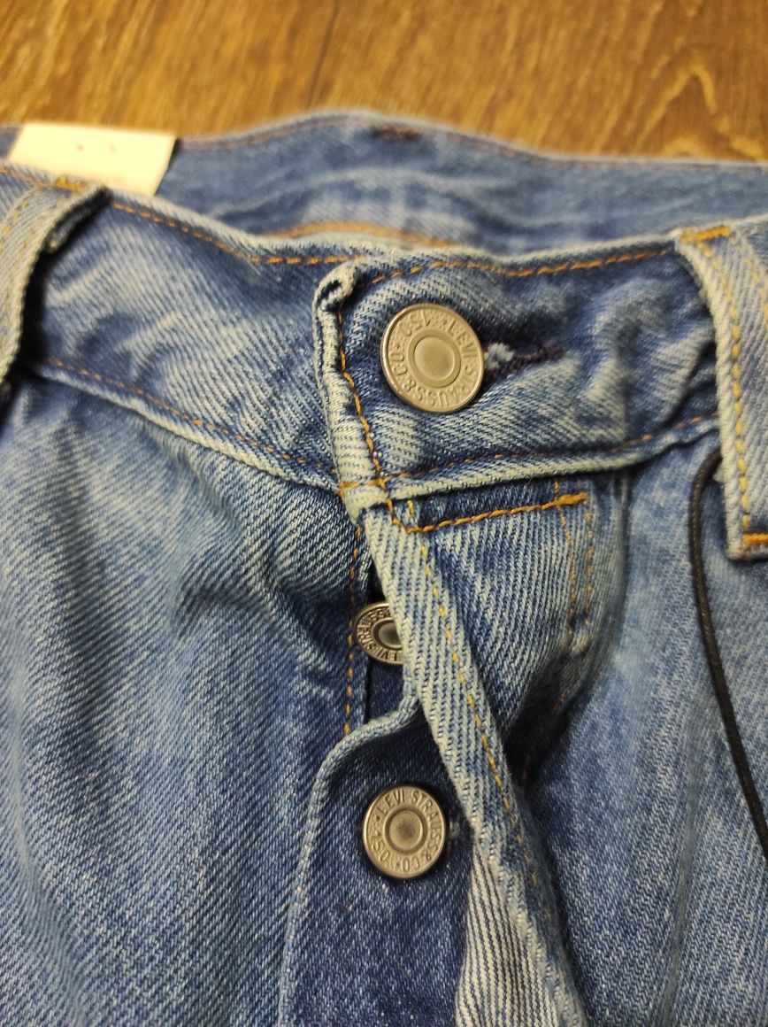 W34L32 Levi's 501 оригінальні чоловічі джинси
