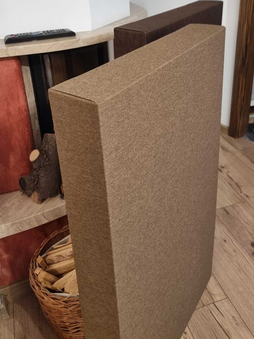 Panele akustyczne z wełny o BARDZO WYSOKIEJ GĘSTOŚCI - 6 szt